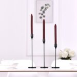3 PCS / Set Decoración del hogar Candelabro de hierro forjado para bodas, Estilo:, 3 PCS / Set Thin Bottom (Imitation Gold) - Imagen 5