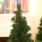 3 piezas de fondo de cáñamo Mini árbol de Navidad centro comercial ventana decoración de escritorio, tamaño:, A-S11 20cm - Imagen 3