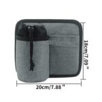 Almacenamiento de equipaje Portavasos Bolsa de almacenamiento de boletos aéreos, Single Cup Holder - Imagen 2
