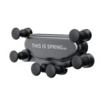 KM-20 Car Universal Air Outlet Gravity Soporte para teléfono móvil, Negro, Plata, Rojo