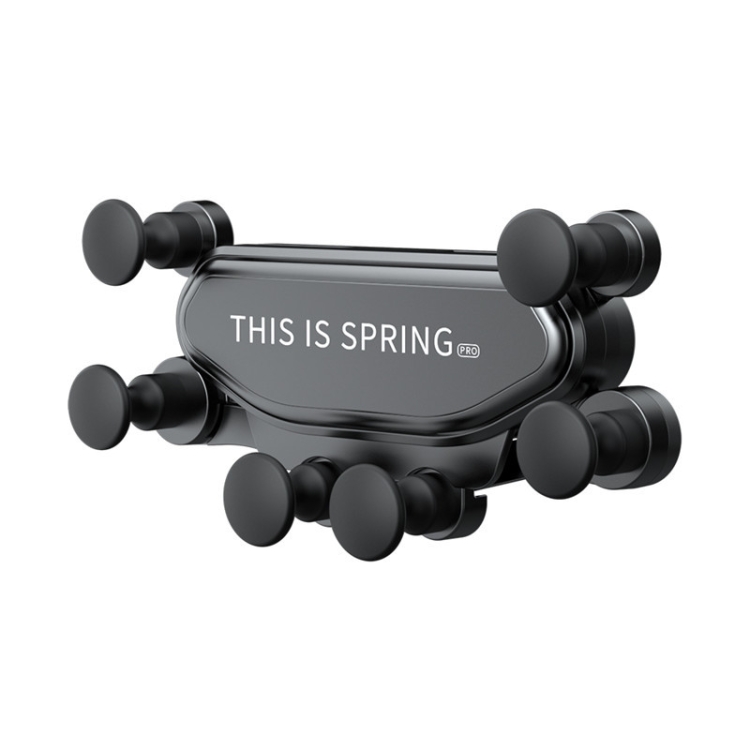 TBD0602812301A.jpg KM-20 Car Universal Air Outlet Gravity Soporte para teléfono móvil, Negro, Plata, Rojo - Imagen 1