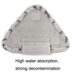 Trapo de limpieza triangular de trapeador de vapor 2PCS para Shark P3 / P5 / P8 / T8, Triangular - Imagen 4