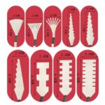 9 PCS Cuchillo de pintura al óleo Graffiti Toning Raspador de madera Herramienta de pintura de arte para estudiantes, Estilo:, E2 - Imagen 3