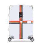Correas de refuerzo para equipaje Cuerda protectora fija con candado de combinación, Rainbow