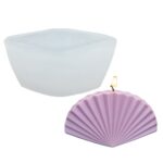 Molde de silicona para velas perfumadas DIY Scallop, LZ-66