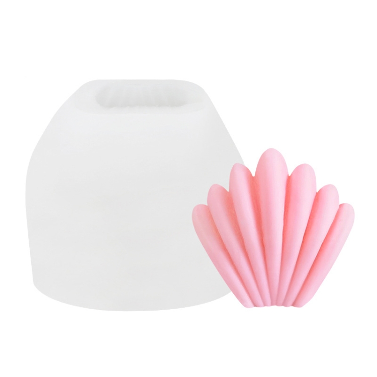 TBD0602838608.jpg Molde de silicona para velas perfumadas DIY Scallop, SX-LZ-307 - Imagen 1