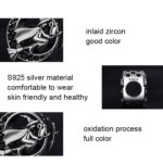 SCC2405 Bruja de Halloween DIY Pulsera Grano S925 Accesorios de cuentas de plata - Imagen 2