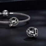SCC2405 Bruja de Halloween DIY Pulsera Grano S925 Accesorios de cuentas de plata - Imagen 3