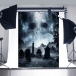 4097 2,1 m x 1,5 m Fondo de fotografía de Halloween Paño de decoración de fiesta - Imagen 2