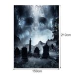 4097 2,1 m x 1,5 m Fondo de fotografía de Halloween Paño de decoración de fiesta - Imagen 3