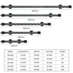 90-260V Acuario Buceo Luz LED Pecera Luz, Q30W White Light - Imagen 3