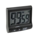Recordatorio de cocina Temporizador positivo de aprendizaje con interruptor, Black