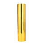 Película de vinilo autoadhesiva de Metal brillante, pegatina para taza DIY, pegatina para coche, Gold 30cm x 150cm