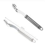 10 PCS Acero inoxidable Pimienta Semilla Decator Fruit Kernel Knife, Diplonema Handle - Imagen 2