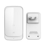C03 1 por 1 Timbre inalámbrico con sensor táctil a prueba de agua para el hogar, C03 EU Plug White