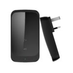 C03 1 por 1 Timbre inalámbrico con sensor táctil a prueba de agua para el hogar, C03 UK Plug Black