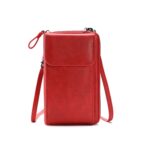 Lady Purse Shoulder Crossbody Bag Bolso multifuncional para teléfono móvil, Style 1 Red