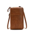 Lady Purse Shoulder Crossbody Bag Bolso multifuncional para teléfono móvil, Style 1 Brown