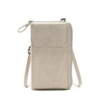 Lady Purse Shoulder Crossbody Bag Bolso multifuncional para teléfono móvil, Style 1 Beige