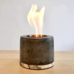 Mesa al aire libre Calentamiento Pozo Chimenea alcohólica Estufa de calefacción interior, Fireplace Deep Gray