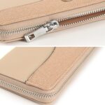 Bolso de mujer Bolso de mano con cremallera larga Bolso de teléfono celular de gran capacidad, Apricot - Imagen 6