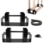 Estantes de leña para trabajo pesado Estantes de almacenamiento de madera para interiores y exteriores, Wood Storage Racks