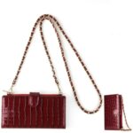 Bolso con cadena Bolso para monedas Crossbody Largo Mini Bolso de hombro para teléfono