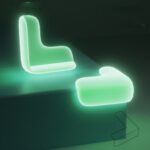 10 protectores de esquina de mesa de centro transparentes antigolpes luminosos, estilo:, L-shape
