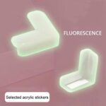 10 protectores de esquina de mesa de centro transparentes antigolpes luminosos, estilo:, L-shape - Imagen 3