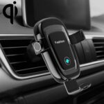 Soporte de carga inalámbrico para teléfono S19 15W Gravity Car, S19 Black