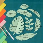 Accesorios de fotografía de adornos de hojas cortadas en papel - Imagen 3