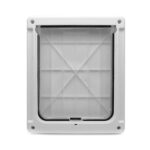 GM-01 Puerta para mascotas Suministros para mascotas ABS Orificio para puerta de perros y gatos, GM-01 White - Imagen 2