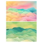 Papel de fondo de fotografía mate de doble cara 3D