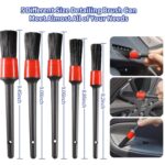 Detalles de la herramienta del rociador de agua para lavado de autos Cepillo limpio Juego de cepillos de salida de aire, 35 in 1 - Imagen 4