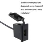 2PCS 2.4 A Motor Boat Trailer Car Modified Square Single USB Car Charger, 2PCS 2.4 A - Imagen 3