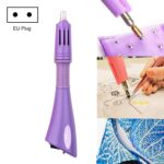 Herramientas de estampado manual de bricolaje Bolígrafo de punto portátil, Especificación:, EU Plug Purple