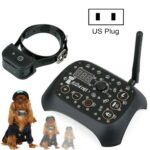Cerca inalámbrica electrónica al aire libre del adiestrador de perros TF68 2-en-1 con el collar, US Plug