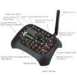 Cerca inalámbrica electrónica al aire libre del adiestrador de perros TF68 2-en-1 con el collar, UK Plug - Imagen 4