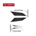 For Chevrolet Corvette C8 4pcs /Set Taillight Both Sides Decorative Stickers - Imagen 3