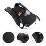 DRCKHROS DH115 Outdoor Running Sports Ciclismo Bolsa de agua Mochila, Black Green - Imagen 4
