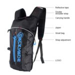 DRCKHROS DH115 Outdoor Running Sports Ciclismo Bolsa de agua Mochila, Black Blue - Imagen 2
