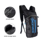 DRCKHROS DH115 Outdoor Running Sports Ciclismo Bolsa de agua Mochila, Black Blue - Imagen 3