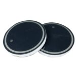 1 par automotriz LED colorido luminoso agua posavasos acrílico coche taza tanque atmósfera lámpara, Star Model - Imagen 2