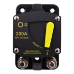 CB6 Car RV Yacht Audio Restore Seguro Titular Interruptor, 200A
