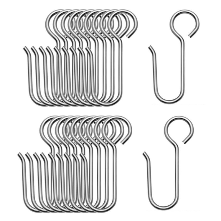 TBD0602998801.jpg Set Cortina Fácil Sustitución Gancho Accesorios, 20PCS Metal Hook - Imagen 1