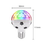 ZQMQD-001 6 LED Luz giratoria colorida Luz de ambiente de bola mágica para el hogar, especificaciones:, Black White, Gold, Red, Full Red Light, White+Universal Holder, White+Insert Holder, Gold+Universal Holder, Gold+Insert Holder, Red+Universal Holder... - Imagen 3