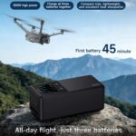 Cargador rápido de batería de 300 W con pantalla digital LKTOP UC363 para DJI Matrice 4D / 4TD, EU Plug - Imagen 2