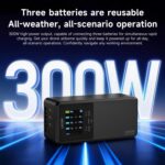 Cargador rápido de batería de 300 W con pantalla digital LKTOP UC363 para DJI Matrice 4D / 4TD, EU Plug - Imagen 3