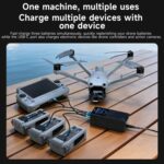 Cargador rápido de batería de 300 W con pantalla digital LKTOP UC363 para DJI Matrice 4D / 4TD, EU Plug - Imagen 8
