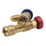 Conector de llenado de refrigerante de la válvula de seguridad de fluoración del aire acondicionado, Side R22 Bottom R22 - Imagen 6